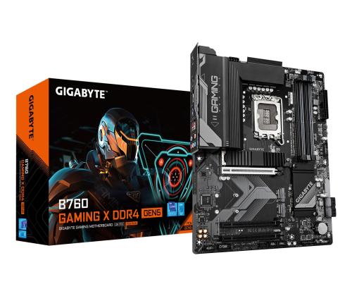 Mainboard GIGABYTE Intel B760 LGA 1700 ATX RAM DDR4-SDRAM 4xSlots 3xNumber of M.2 (M) slots…