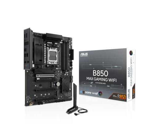 Mainboard ASUS AMD B850 Socket AM5 ATX RAM DDR5-SDRAM 4xSlots Wi-Fi Yes Bluetooth Yes 3xNumber of M…
