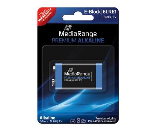 BATTERY ALKALINE E-BLOCK 9V/MRBAT107 MEDIARANGE