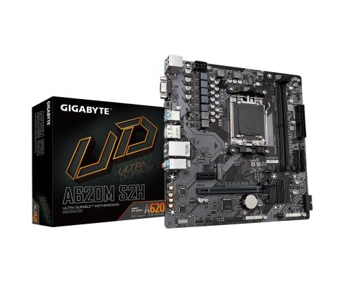 Mainboard GIGABYTE AMD A620 Socket AM5 micro ATX RAM DDR5-SDRAM 2xSlots 1xPCI Express x1 slots…