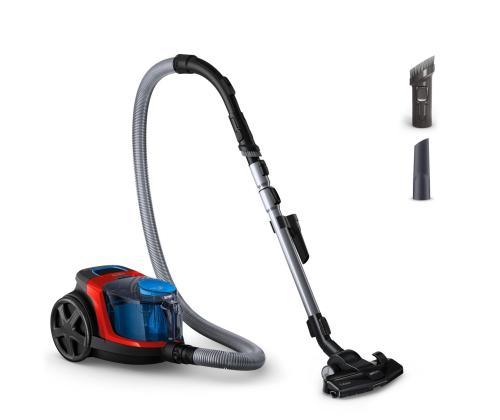 Vacuum Cleaner PHILIPS FC9330/09 Canister/Bagless 900 Watts Capacity 1.5 l Noise 76 dB Black / Red…