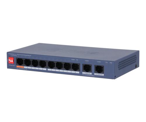 Switch DAHUA DH-CS4010-8ET2GT-60 Switch layer L2 8xRJ-45 ports RJ-45 Ports Type Fast Ethernet (10…