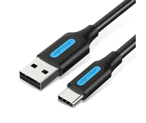 CABLE USB2.0 TO USB-C/1.5M BLACK COKBG VENTION