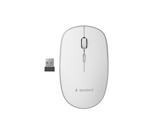 MOUSE USB OPTICAL WRL/WHITE MUSW-4B-01-W GEMBIRD