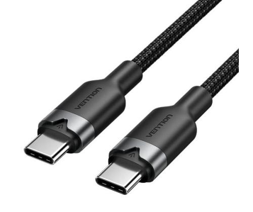CABLE USB-C TO USB-C/1M BLACK TRDBF VENTION