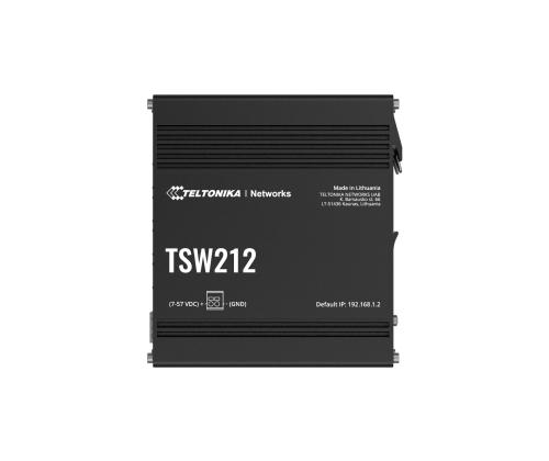 NET SWITCH 8PORT 10/100/1000/2SFP TSW212 TELTONIKA