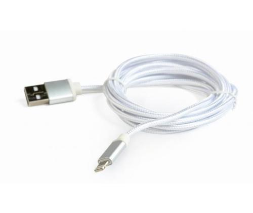 CABLE LIGHTNING TO USB2 1.8M/CCB-MUSB2B-AMLM-6-S GEMBIRD