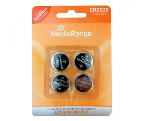 BATTERY LITHIUM CR2025 3V/4PCS MRBAT131 MEDIARANGE
