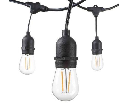 LAMP LED GARLAND GARDEN STRING/E27 15M VS-631 VISIONAL