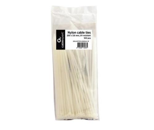 CABLE ACC TIES NYLON 100PCS/NYTFR-250X3.6-W GEMBIRD