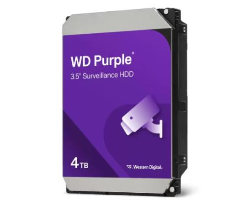 HDD WESTERN DIGITAL Purple 4TB 128 MB 5400 rpm 3,5" WD44PURZ