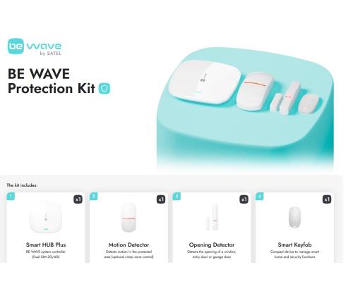 CONTROL PANEL WRL/BEWAVE PROTECTION KIT SATEL