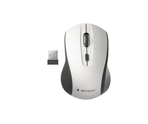 MOUSE USB OPTICAL WRL BLACK/SILVER MUSW-4B-02-BS GEMBIRD