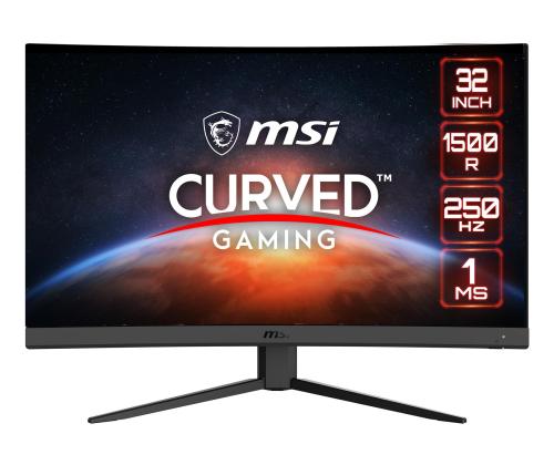 LCD Monitor MSI G32C4X 31.5" Gaming/Curved Panel VA 1920x1080 16:9 250Hz Matte 1 ms Tilt Colour…