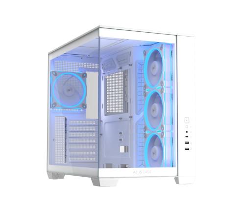 Case ASUS ATX/micro ATX/Mini-ITX White PC A32 Plus TG ARGB White 90DC00S3-B19000