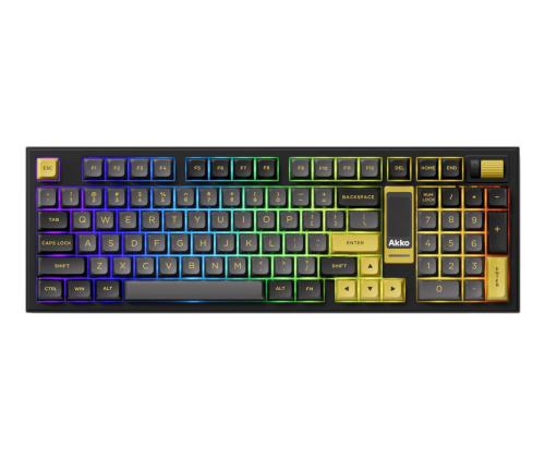 KEYBOARD WRL 5098B PLUS/BLACK/GOLD 6925758630917 AKKO