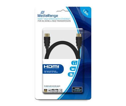 CABLE HDMI-HDMI 1.8M/MRCS156 MEDIARANGE