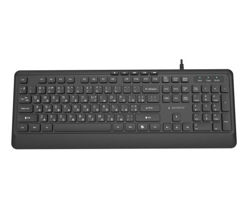 KEYBOARD MULTIMEDIA USB CYRILL/BLACK KB-MCH-05-CYRL GEMBIRD