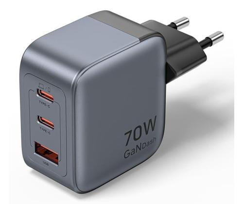MOBILE CHARGER WALL 3PORT/70W FEXH0-EU VENTION