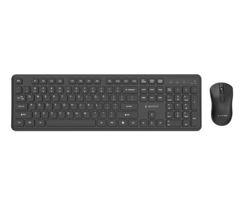 KEYBOARD +MOUSE WRL ENG/BK KBS-WPS-01 GEMBIRD