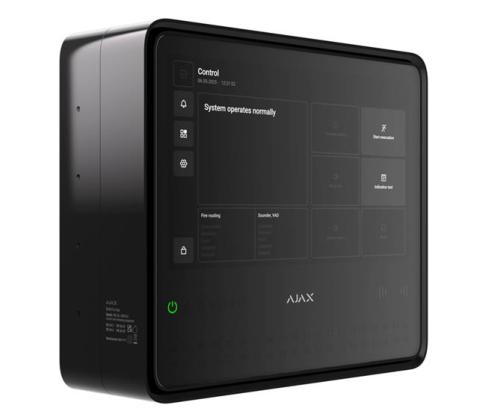 FIRE ALARM PANEL FIRE HUB/EN54 BLACK 125733 AJAX