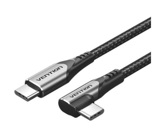 CABLE USB-C TO USB-C/1M GRAY TRAHF VENTION