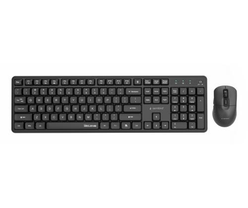 KEYBOARD +MOUSE WRL ENG/BLACK KBS-WMS-01 GEMBIRD