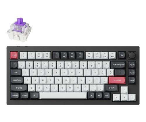 KEYBOARD WRL Q1 HE RGB/CARBON BLACK Q1H-M1 KEYCHRON