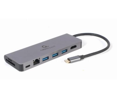 I/O ADAPTER USB-C TO HDMI/USB3/5IN1 A-CM-COMBO5-05 GEMBIRD