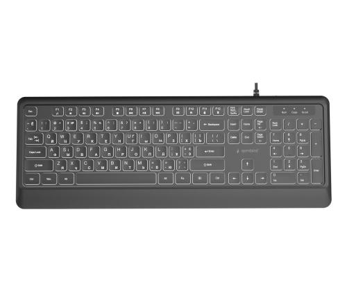 KEYBOARD MULTIMEDIA USB CYRILL/BLACK KB-UML-04-CYRL GEMBIRD