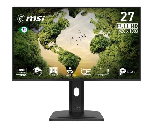 LCD Monitor MSI 27 " 1920 x 1080 pixels Full HD Native aspect ratio 16:9 LCD Flat PROMP275PGNE14
