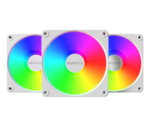 CASE FAN 120MM GF120R V2/ARGB PWM 3I1 (W) MONTECH
