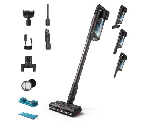 Vacuum Cleaner PHILIPS Dry&wet 2-in-1 stick vacuum Blue Bagless Battery  1.7 kg XC7163/01