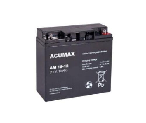 BATTERY 12V 18AH VRLA/AM18-12 ACUMAX EMU