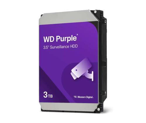 HDD WESTERN DIGITAL Purple 3TB 128 MB 3,5" WD34PURZ