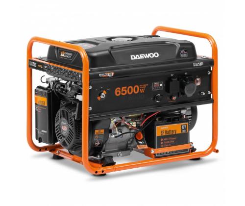 PETROL GENERATOR 6.5KW 230V/GDA 7500E DAEWOO