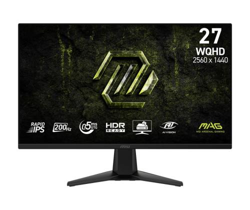 LCD Monitor MSI 27 " 2560 x 1440 pixels Wide Quad HD Native aspect ratio 16:9 LCD Flat MAG275QFE20