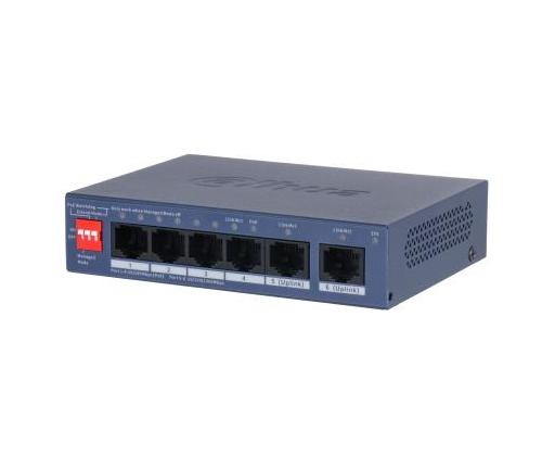 Switch DAHUA CS4006-4ET2GT-36 Switch type Managed Switch layer L2 Form factor Desktop/Wall-Mounting…
