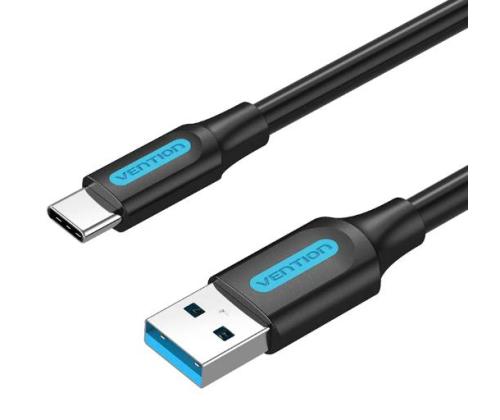 CABLE USB3.0 TO USB-C MALE/2M BLACK COZBH VENTION