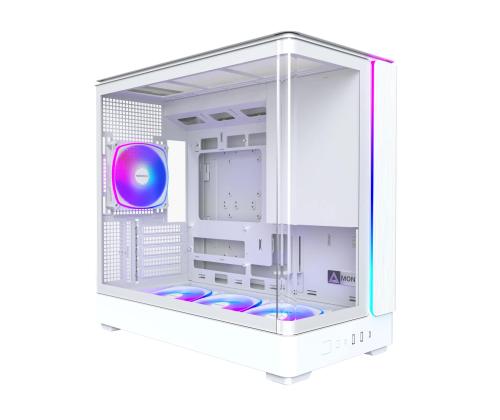 Case MONTECH micro ATX/Mini-ITX White Midi Tower PC KING 15 PRO KING15PRO(W)