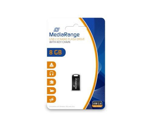 MEMORY DRIVE FLASH USB2 8GB/MR920 MEDIARANGE
