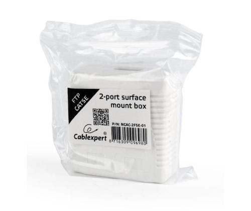 CABLE ACC MOUNT BOX CAT5E FTP/2P NCAC-2F5E-01 GEMBIRD