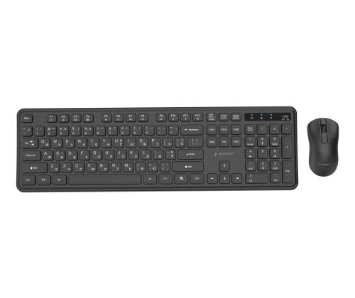KEYBOARD +MOUSE WRL CYRILLIC/BK KBS-WPS-01-CYRL GEMBIRD