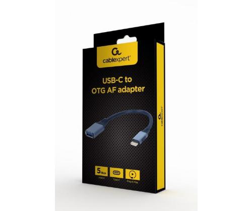I/O ADAPTER USB-C TO USB OTG/GREY A-USB3C-OTGAF-01 GEMBIRD