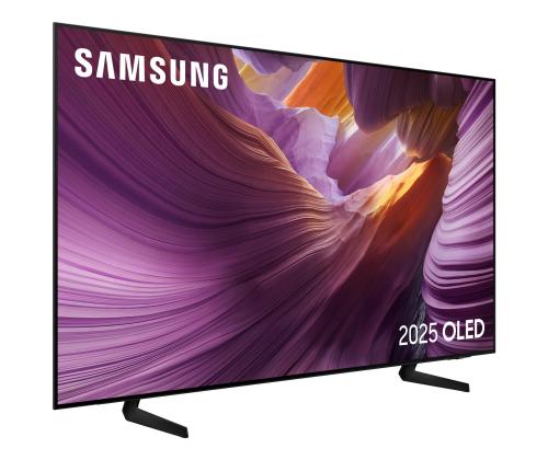 TV Set SAMSUNG 55" OLED/4K/Smart 3840x2160 Wireless LAN Bluetooth Tizen Black QE55S85FAUXXH