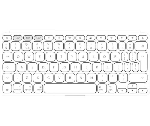 KEYBOARD BLUETH KEYS-TO-GO 2/GREY 920-013018 LOGITECH