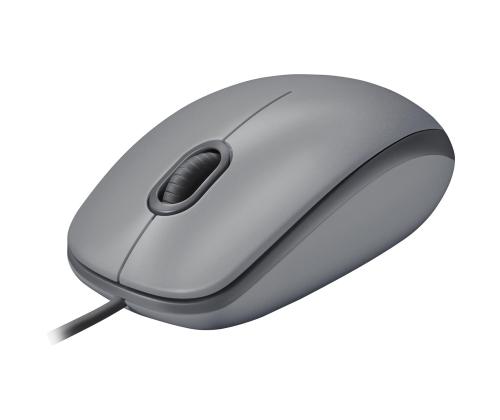 MOUSE USB OPTICAL M110 SILENT/MID GRAY 910-006760 LOGITECH