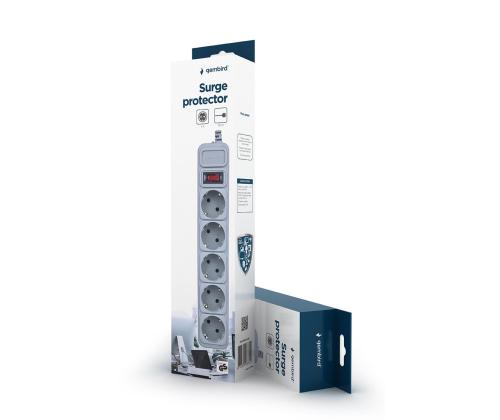 CABLE POWER EXTENSION 1.8M/5OUTL. SPG3-B-6C GEMBIRD