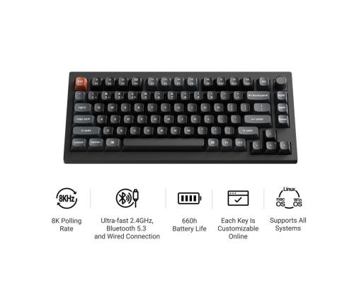 KEYBOARD WRL V1 ULTRA/BLACK V1U-D4 KEYCHRON