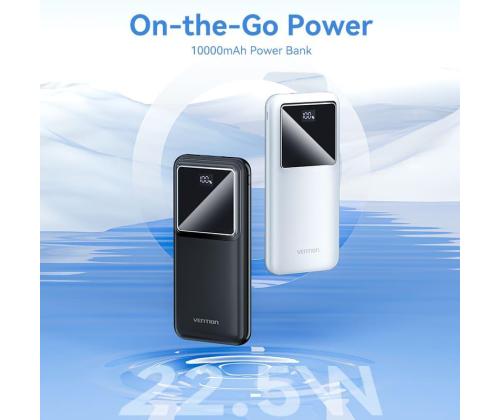 POWER BANK USB 10000MAH 22.5W/BLACK FHKB0 VENTION